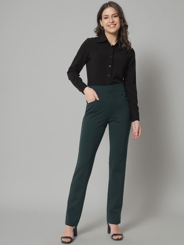 Trousers for Women – Tagged Regular Fit Trousers – PowerSutra