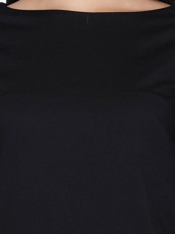 Stretch Sheath Dress - Black