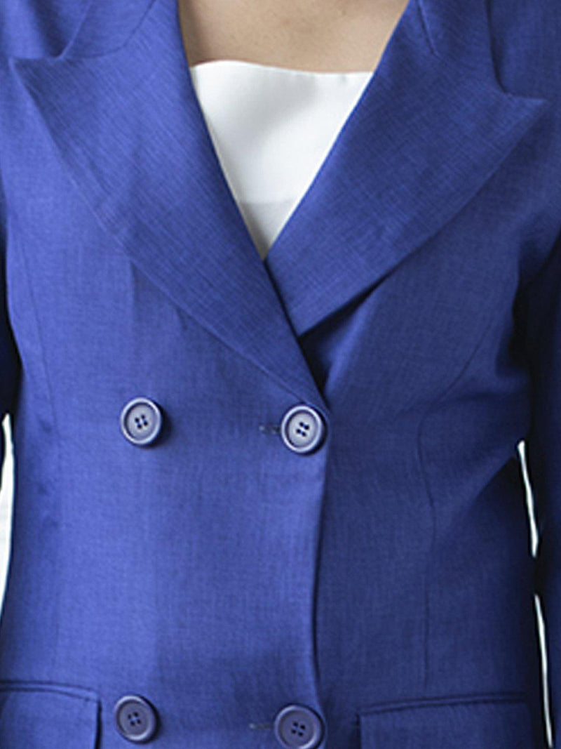 Shop For Pant suit Womens at PowerSutra - Royal Blue